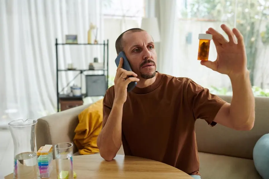 Anxious Man Calling Doctor 274689 51584